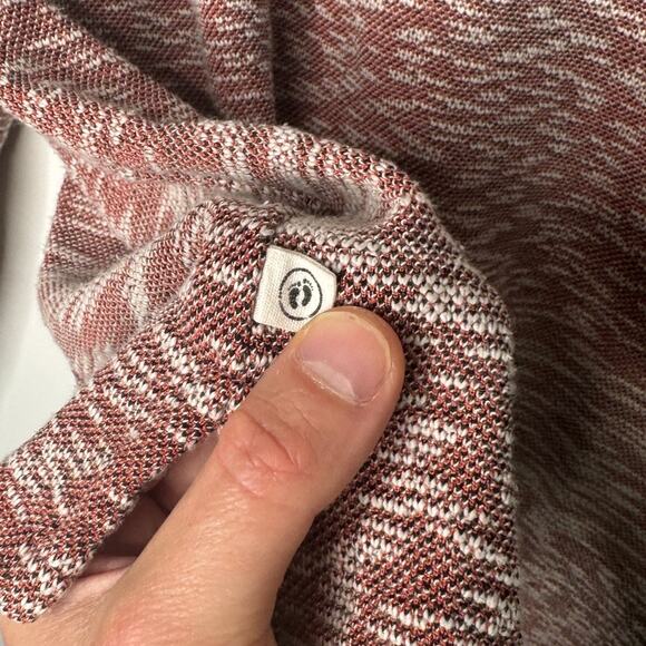 Hang Ten California Women's Surfer Beach Textured Hoodie, Red/White, Size MEDIUM - Picture 4 of 6